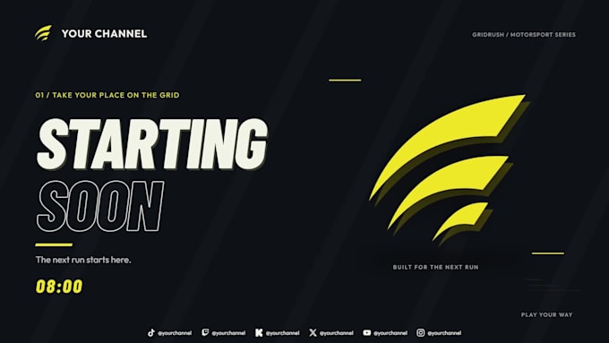 personalize animated obs overlays alerts and a stream pack