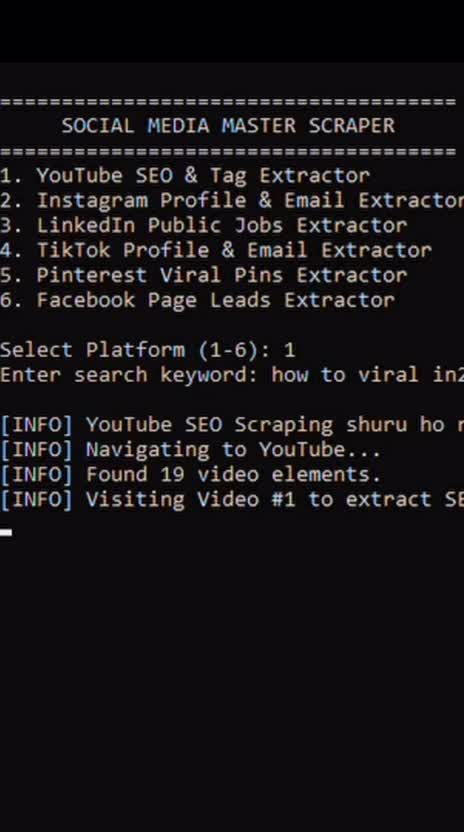 build python web scraper for lead generation and data mining