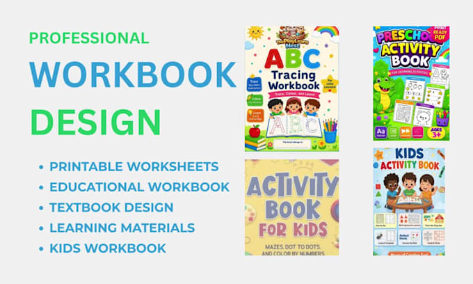 design redesign kids workbook, educational workbook, handwriting, activity book