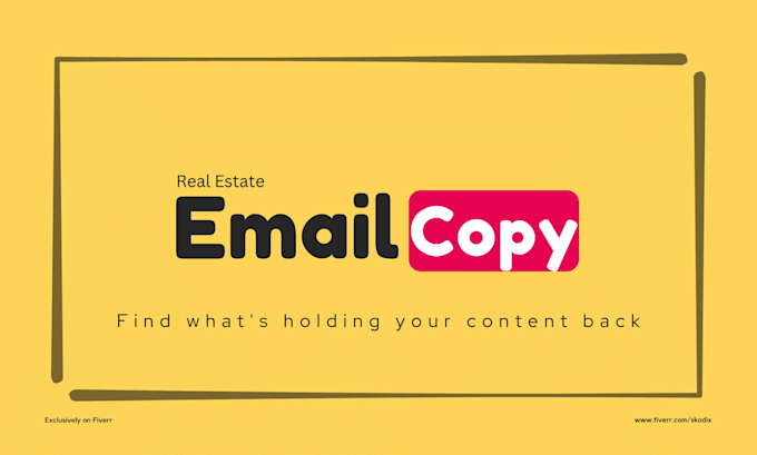 write real estate email copy and lead nurture sequences