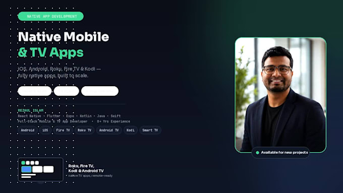 be your custom and native mobile app developer