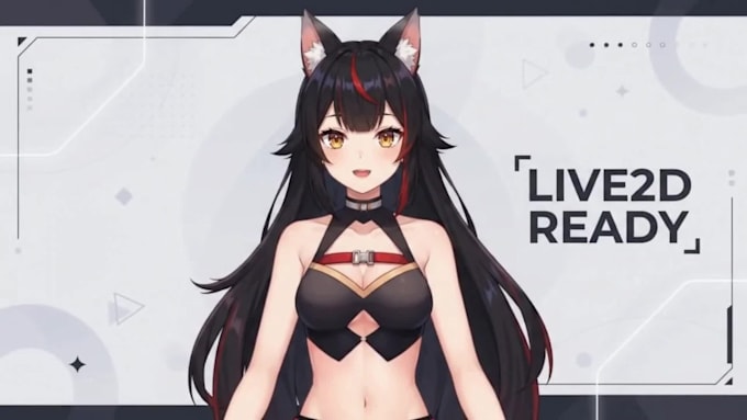 draw vtuber model vtuber live2d vtuber rigging live2d rigging 2d vtuber anime