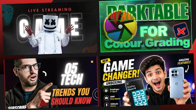 create clickbait youtube thumbnails