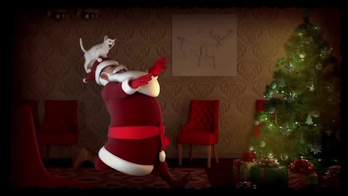 create 3d christmas animation and holiday commercials