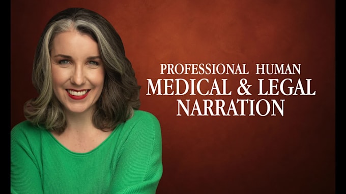 record professional human medical narration voice over