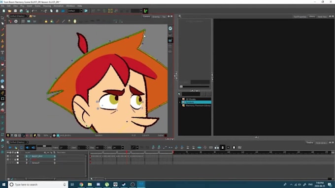 rig your 2d character in toon boom harmony