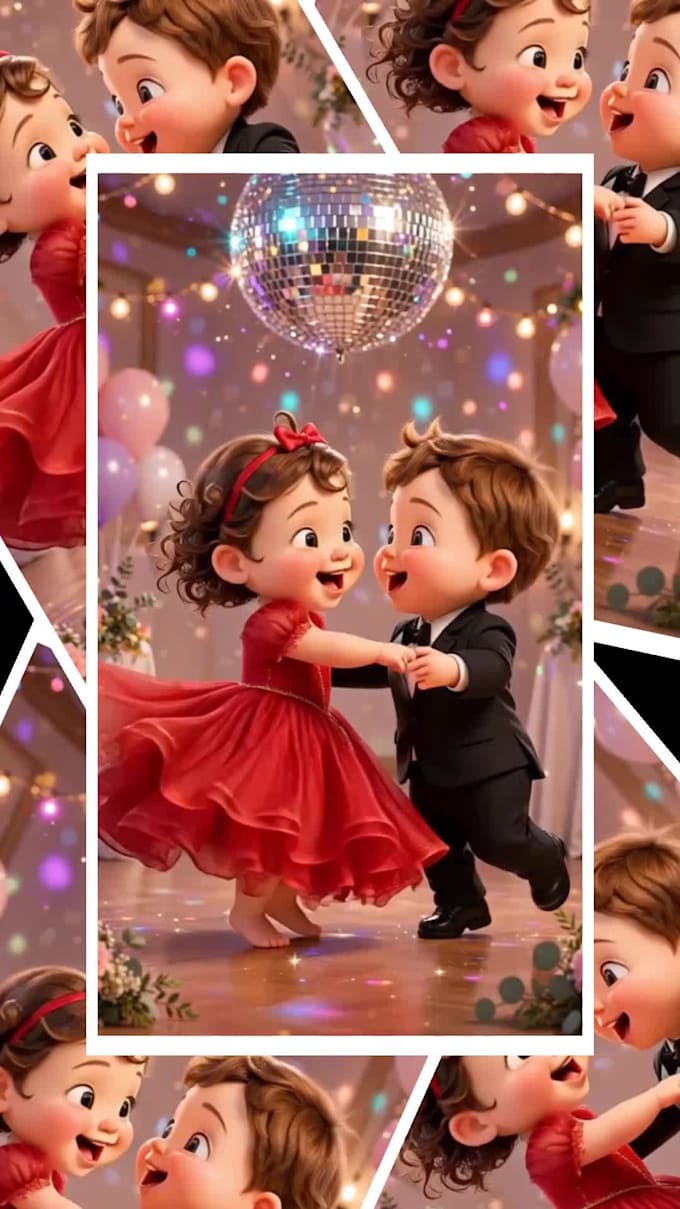 create custom 3d baby animation video and character designs