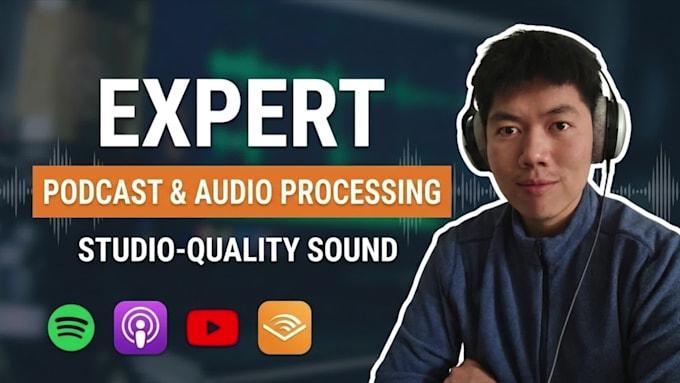 professionally edit, clean and master your podcast