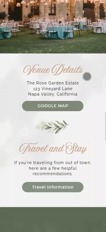 design custom wedding website on canva