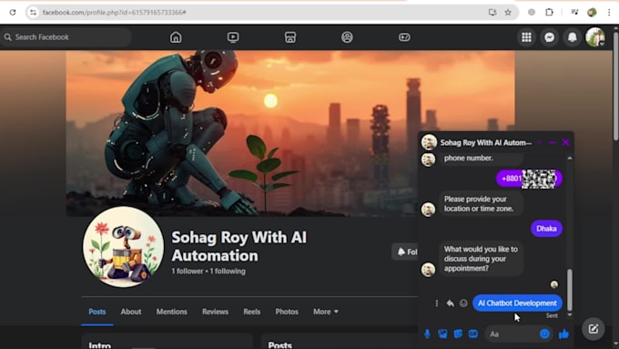 develop an whatsapp ai automation