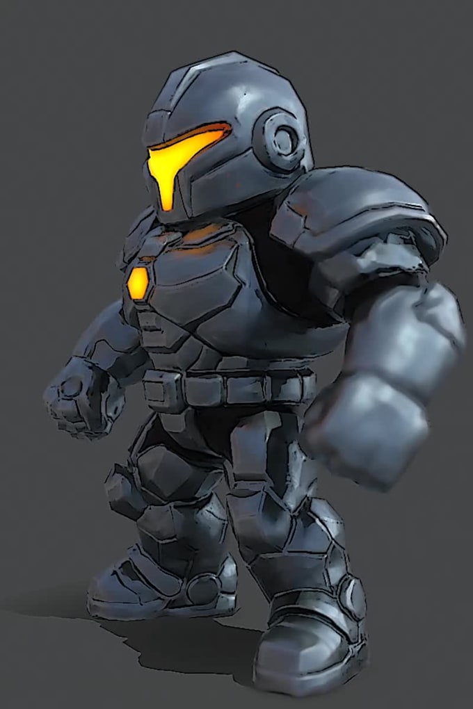 create a 3d character model