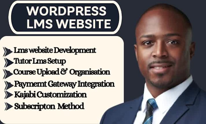 develop wordpress lms website with talentlms,tutorlms,buddyboss,learndash,kajabi