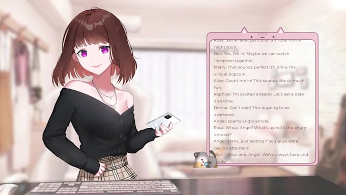 design a unique and eye catching pngtuber avatar