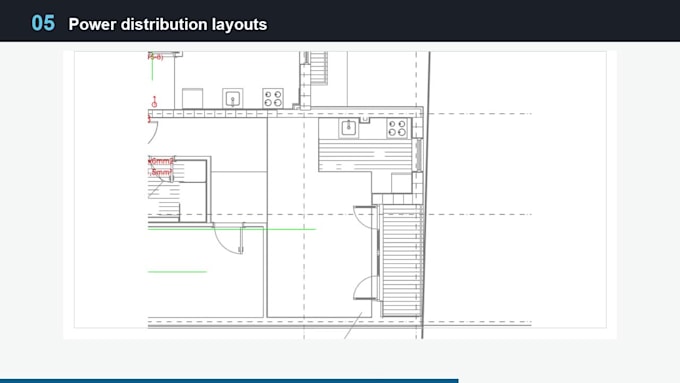 draft residential electrical drawings in dwg with a bill of quantities