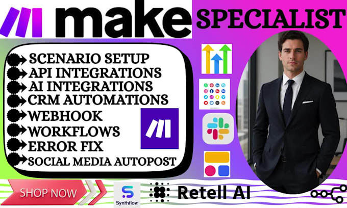 make com automation made com API integration make fix make zapier n8n ghl