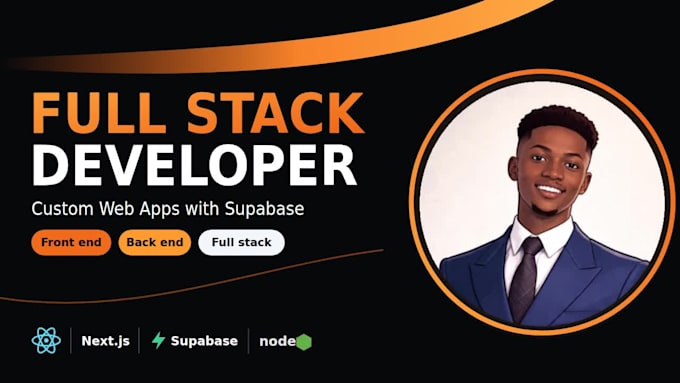 software development front end backend developer full stack developer supabase