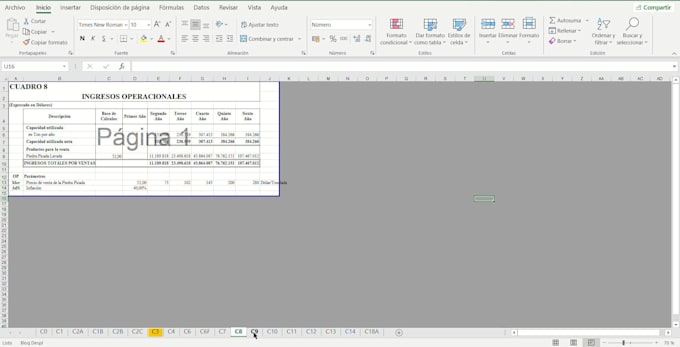 design a professional excel spreadsheet