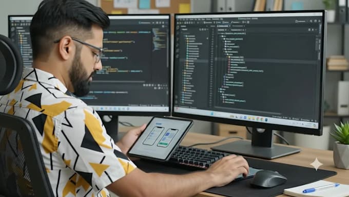create an ios and android ai mobile application app with backend
