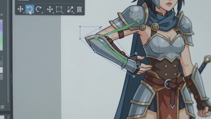 rig and animate 2d game character in spine 2d pro animation sprite sheet animate
