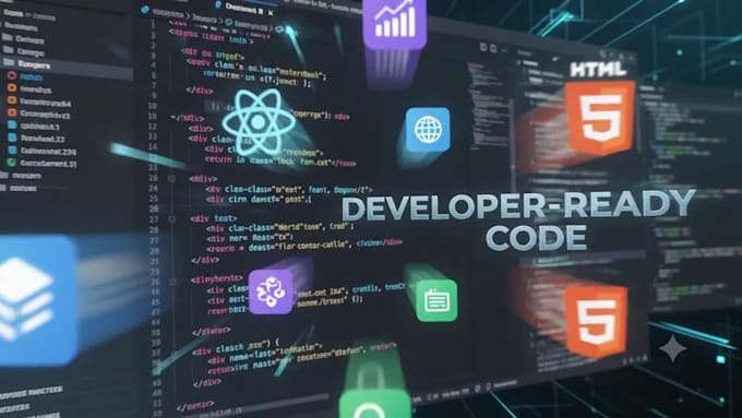 convert figma to responsive html css, tailwind or react code