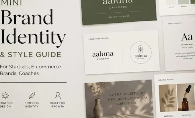 create a mini brand identity and style guide for startups ecommerce brands coach