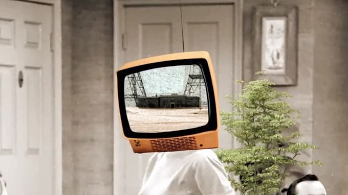 make animated music collage animation, mixed media video, vox style paper video