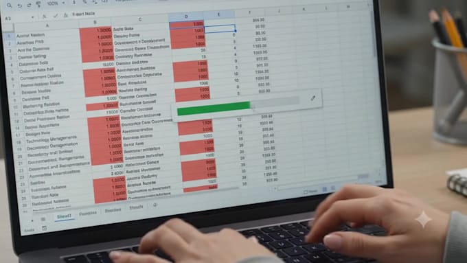 clean excel data, remove duplicates, and split columns
