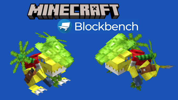 create custom minecraft mobs and animations in blockbench