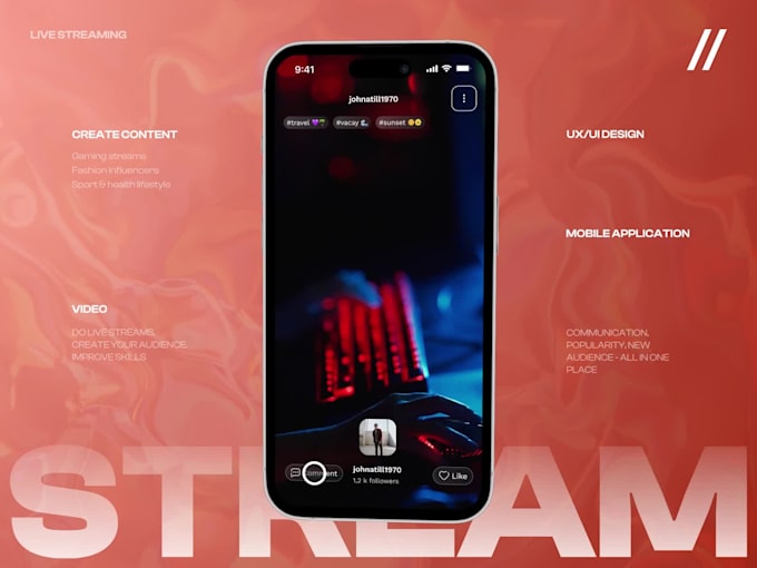 develop live streaming app live streaming website video streaming app
