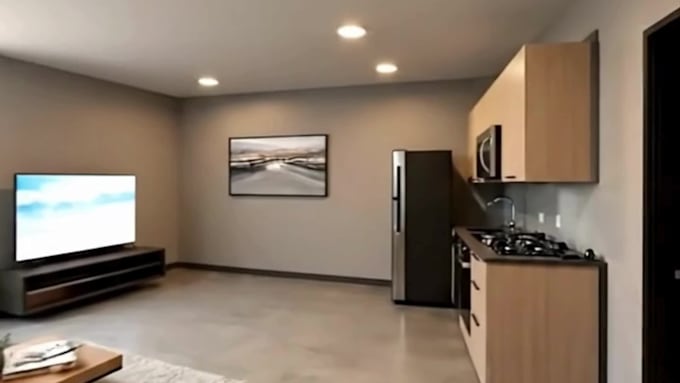 basement designs with 3d visualization and realistic 3d rendering