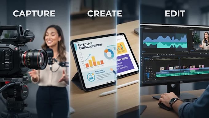 do online course video creation, elearning course content,course video editing