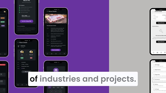 create mobile app, flutter app or react native app