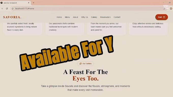 build a responsive react website with tailwind CSS