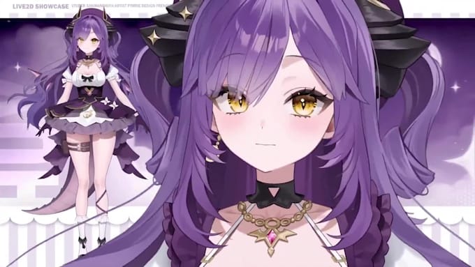 design high quality vtuber model and live2d rig for vtube studio