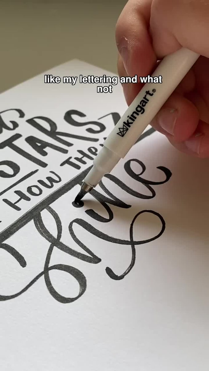 an animated hand drawn lyrical music video