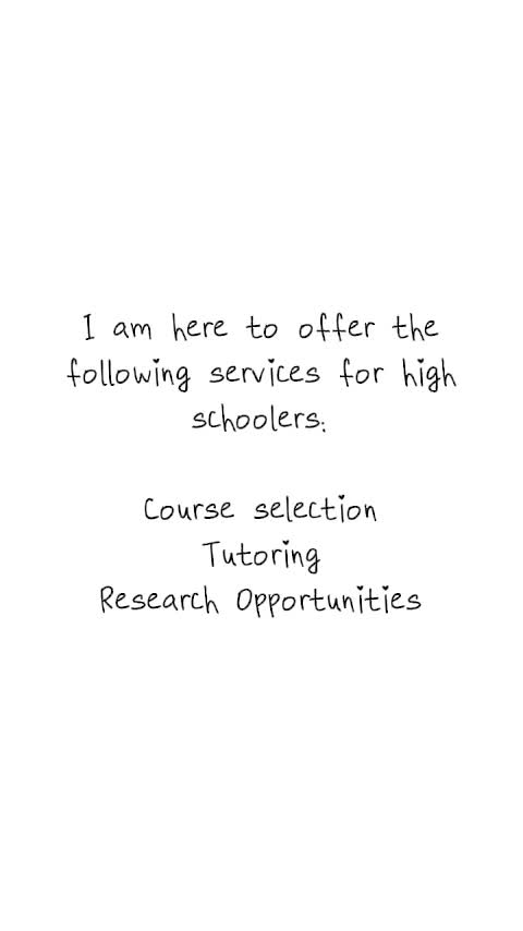 plan your high school career