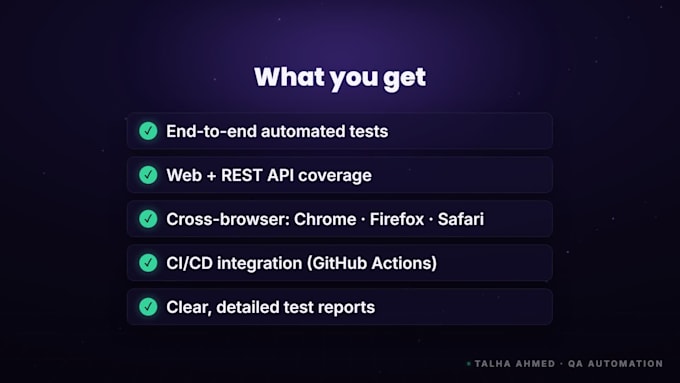 do playwright automation testing for your website and rest API