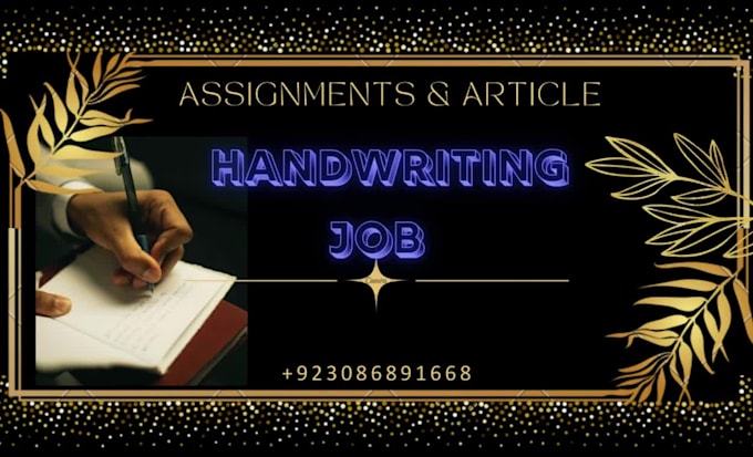 provide you with the best handwriting services