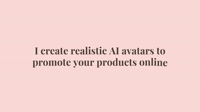 create realistic ai ugc avatar for your online business