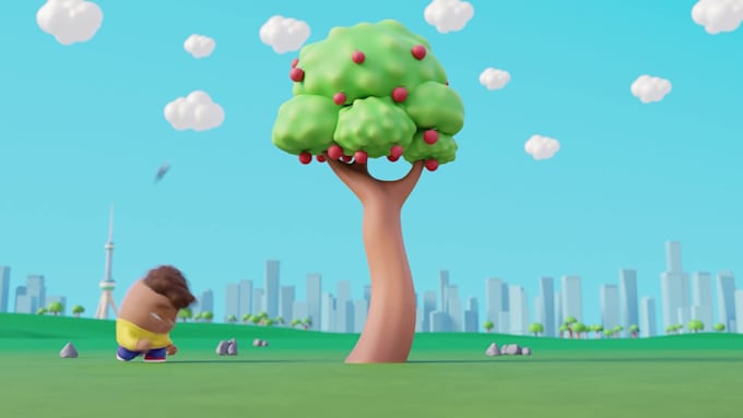 animate 3d humanoid characters for children content