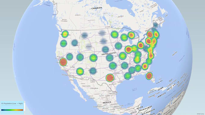 create real time gis heat maps from zip codes or addresses