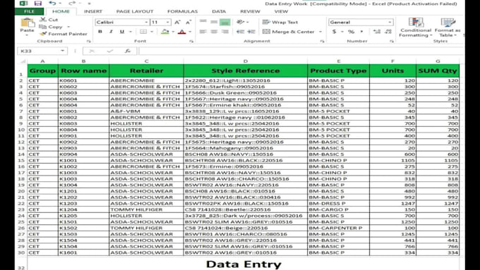 do accurate data entry, web research, data collection and copy paste