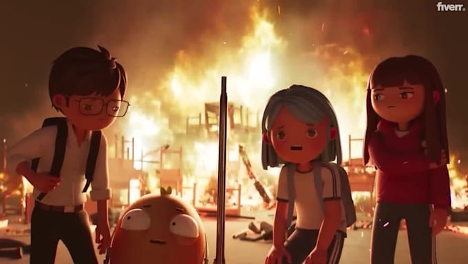 create cinematic fire and smoke vfx in houdini