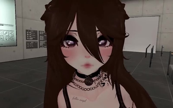 design custom vrchat avatar vrc avatar anime VR character unity 3d model vrm