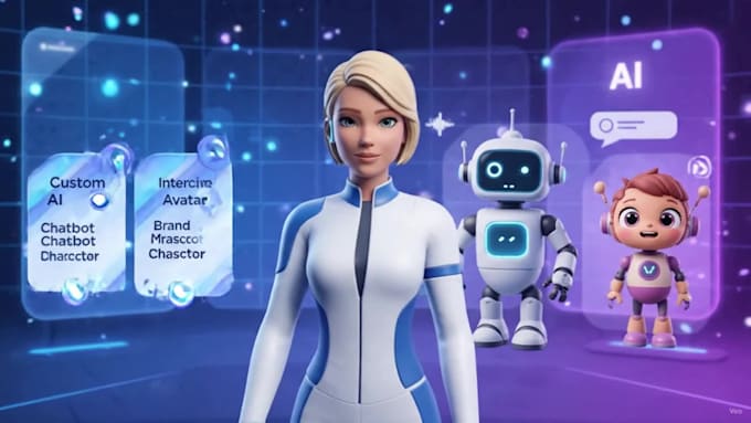 design interactive character for chatbot and ai avatar