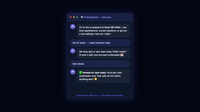 build ai appointment booking system for your business