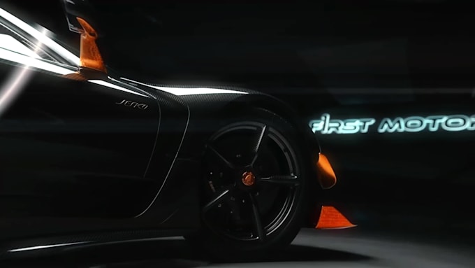 make 3d car edits with 3d text and sfx