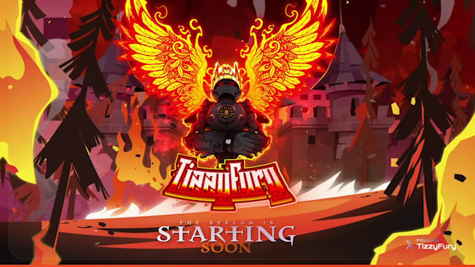 design twitch logo, stream animated overlay kick or twitch stream package screen