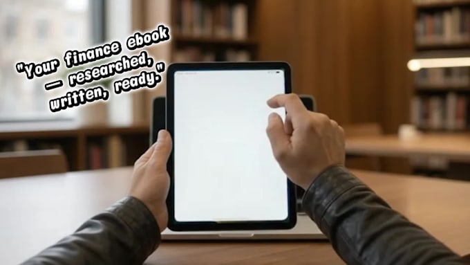 write your personal finance ebook with ai