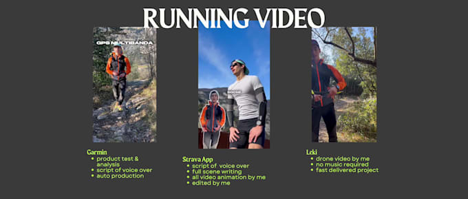 provide a running focused ugc video